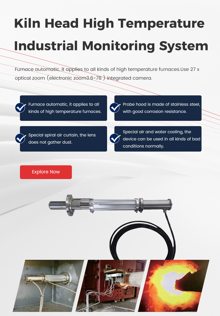 Kiln Head High Temperature  Industrial Monitoring System