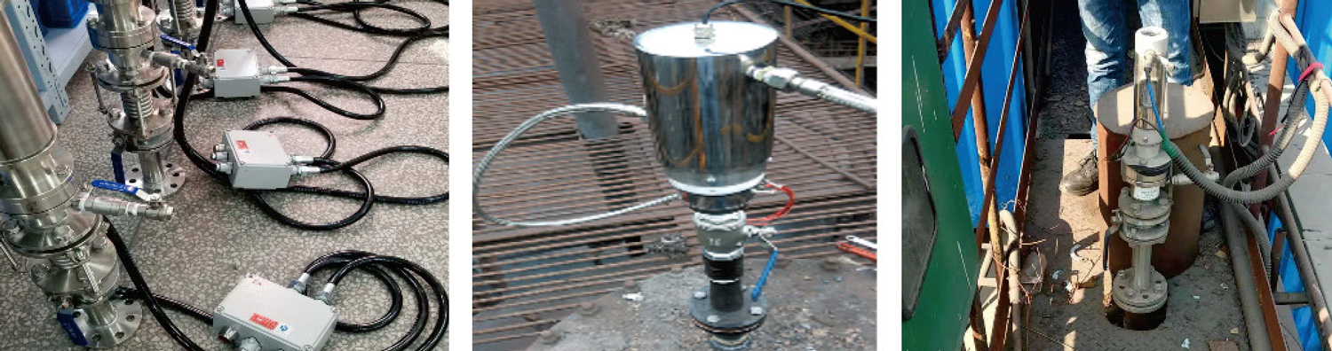 CCTV Camera Infrared Temperature Measurement System for Hot Blast Furnace Vault